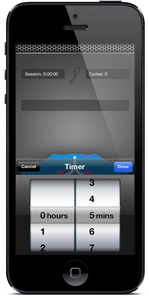 Apnea Trainer Timer Feature